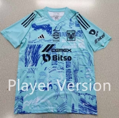Player Version 2023-2024 Special Version Tigres UANL Blue Thailand Soccer Jersey AAA-912