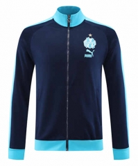 2023-2024 Olympique Marseille Royal Blue Thailand Soccer Jacket-LH