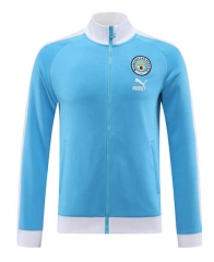 2023-2024 Manchester City Light Blue Thailand Soccer Jacket -LH