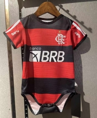 2023-2024 Flamengo Home Red and Black Baby Soccer Uniform