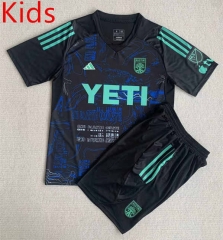 2023-2024 Special 2023-2024 Special Version Austin FC Black Kids/Youth Soccer Uniform-AY