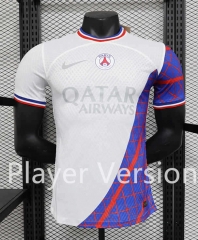 Player Version 2023-2024 Special Version Paris White Thailand Soccer Jersey AAA-888