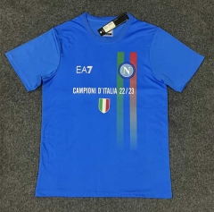 (S-3XL) 2023-2024 Special Version Napoli Blue Thailand Soccer Jersey AAA-0485