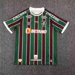 With Sposnor Version 2023-2024 Fluminense de Feira Home Red&Green Thailand Soccer Jersey AAA-417