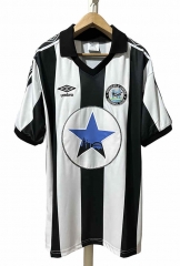 Retro Version 80-82 Newcastle United Home Black&White Thailand Soccer Jersey AAA-7505
