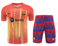 2023-2024 Barcelona Orange Thailand Soccer Uniform-418