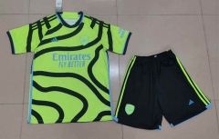 2023-2024 Arsenal Fluorescent Green Soccer Uniform-718