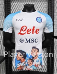 Player Version 2023-2024 Special Version Napoli White Thailand Soccer Jersey AAA-888