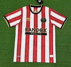 (S-4XL) 2023-2024 Sheffield United Home Red&White Thailand Soccer Jersey AAA-403