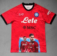 2023-2024 Champion Version Napoli Red Thailand Soccer Jersey AAA-4952
