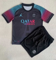 2023-2024 Concept Version Paris SG Black Soccer Uniform-AY