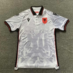 2023-2024 Albania Away White Thailand Soccer Jersey AAA-512