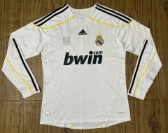 Retro Version 09-10 Real Madrid Home White Thailand Soccer Jersey AAA-6157