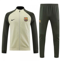 2023-2024 Barcelona Light Yellow Thailand Soccer Jacket Uniform-4627