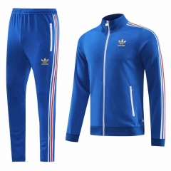 2023-2024 Blue 2 Thailand Soccer Jacket Uniform-LH