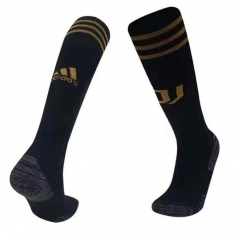 2023-2024 Juventus Home Black Soccer Socks