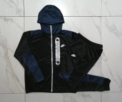 2023-2024 Nike Black Thailand Soccer Jacket Uniform With Hat-815