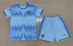 2023-2024 Boca Juniors Second Away Light Blue Soccer Uniform-718