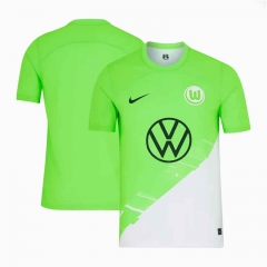 2023-2024 Wolfsburg Home Green Thailand Soccer Unifrom-512