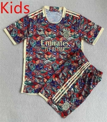 2023-2024 Carton Version Benfica Colorful Kid/Youth Soccer Uniform-AY