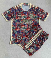 2023-2024 Carton Version Benfica Colorful Soccer Uniform-AY