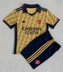 2023-2024 Concept Version Arsenal Yellow Soccer Uniform-AY