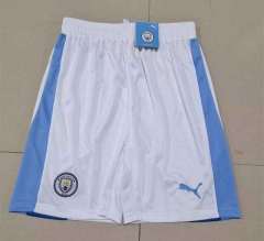 2023-2024 Manchester City Home White Thailand Soccer Shorts-2886