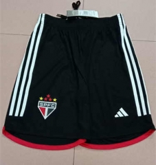 2023-2024 Sao Paulo Futebol Clube Away Black Thailand Soccer Shorts AAA-2886