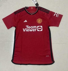 2023-2024 Correct Version Manchester United Home Red Soccer Jersey