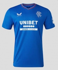 2023-2024 Rangers F.C Home Blue Thailand Soccer Training Jersey AAA-512