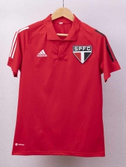 2023-2024 Sao Paulo Futebol Clube Red Thailand Polo Shirt-2044