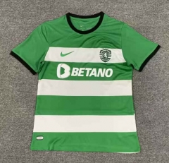 2023-2024 Sporting Clube de Portugal Home White&Green Thailand Soccer Jersey AAA-512
