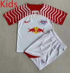 2023-2024 RB Leipzig Home White Youth/Kids Soccer Uniform-AY