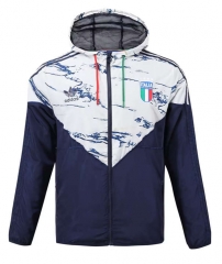 2023-2024 Italy Blue&White Thailand Trench Coats-518