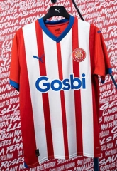 2023-2024 Girona FC Home Red&White Stripe Thailand Soccer Jesrey AAA-512