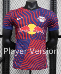 Player Version 2023-2024 NewYork RB Leipzig Red&Blue Thailand Soccer Jersey AAA-888
