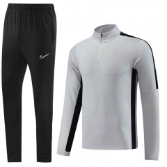 Nike Gray Thailand Soccer Tracksuit-LH