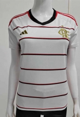 2023-2024 Flamengo Away White Women Thailand Soccer Jersey AAA-708