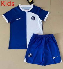 2023-2024 Atletico Madrid Away Blue Youth/Kids Soccer Uniform-506