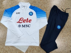 (S-3XL) 2023-2024 Napoli White Thailand Soccer Tracksuit -GDP