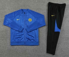 2023-2024 Inter Milan Blue Thailand Soccer Jacket Uniform -7411
