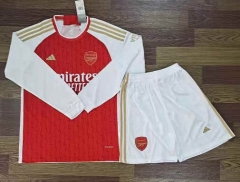 2023-2024 Arsenal Home Red LS Soccer Uniform-709