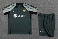 2023-2024 Barcelona Army Green Thailand Soccer Uniform-418