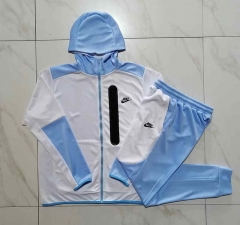 2023-2024 Nike White Thailand Soccer Jacket Uniform With Hat-815