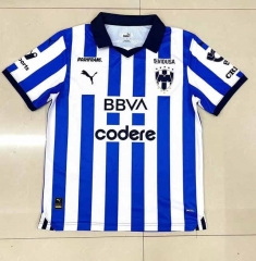 2023-2024 Correct Version Monterrey Home Blue&White Thailand Soccer Training AAA-912