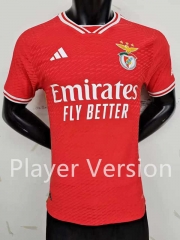 Player Version 2023-2024 Benfica Home Red Thailand Soccer Jersey AAA-9926