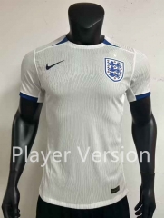 Player Version 2023-2024 England Home White Thailand Soccer Jersey AAA-1959