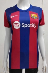 2023-2024 Barcelona Home Red&Blue Thailand Soccer Jersey AAA-708