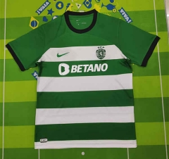 2023-2024 Sporting Clube de Portugal Home White&Green Thailand Soccer Jersey AAA-5303