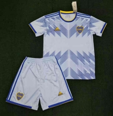 2023-2024 Boca Juniors Second Away Light Blue Soccer Uniform-3454